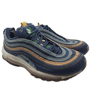 Nike Air Max 97 SE Mens Size 8 Thunder Blue Cork Hasta Obsidian  DC3986-300
